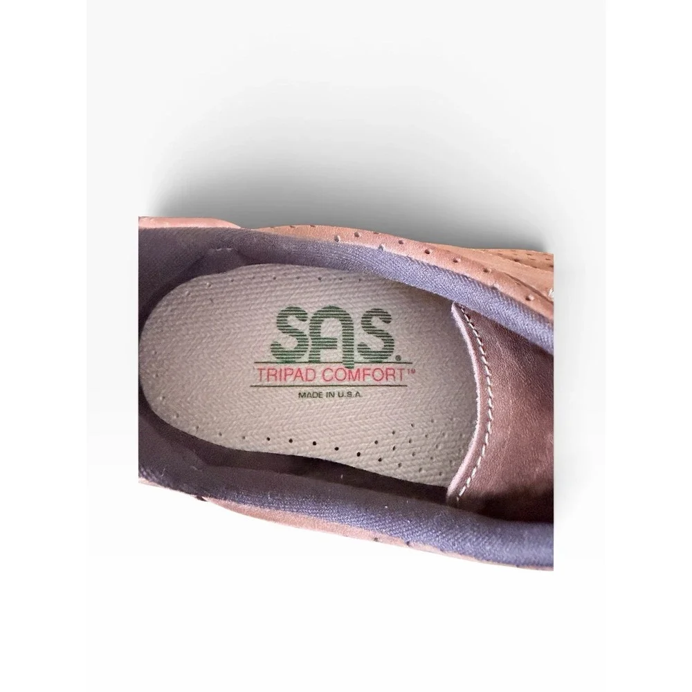 SAS Women's Walk Easy Size 8.5 Chocolate Walking Shoes